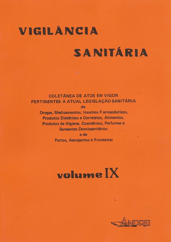 VIGILÂNCIA SANITÁRIA VOLUME IX (86-90)