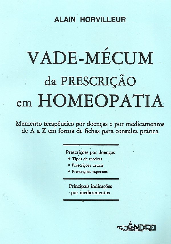 VADE-MÉCUM DE PRESCRIÇÃO EM HOMEOPATIA