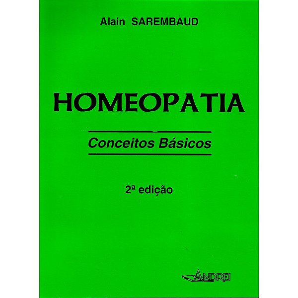 HOMEOPATIA - CONCEITOS BÁSICOS