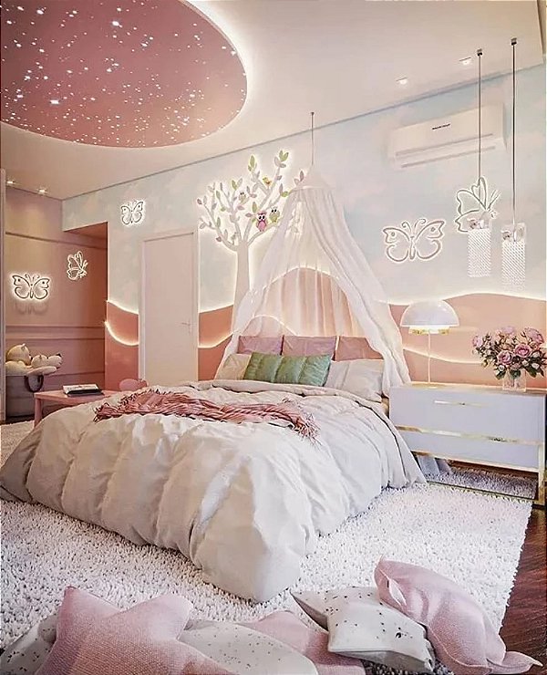 Teto Estrelado Iluminação Wifi Multicor Fibra Ótica Mix 200 pontos