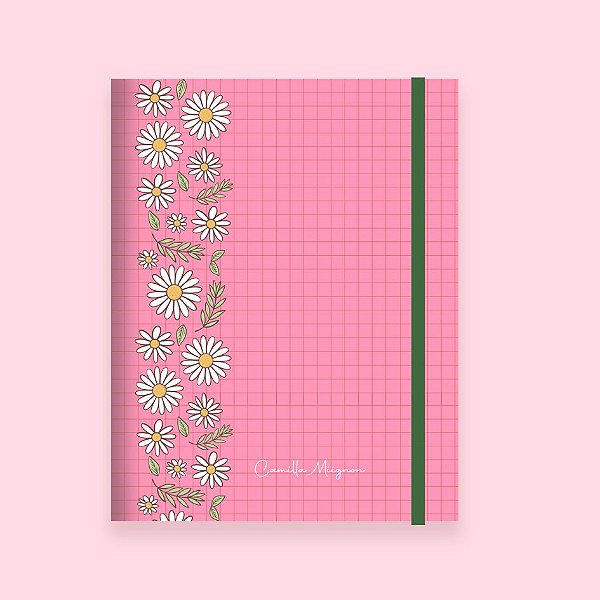 Caderno Flexível - Floral