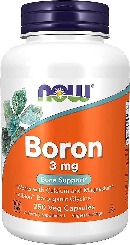 Boron 3mg (250 cápsulas) - Now Foods