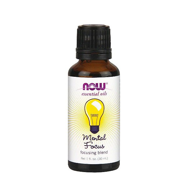 Óleo Essencial Mental Focus Foco Mental 30ml Now Foods