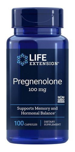 Pregnenolone 100mg 100caps - Life Extension