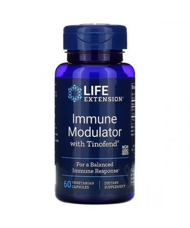 Life Extension Immune Modulator with Tinofend, 60 capsules