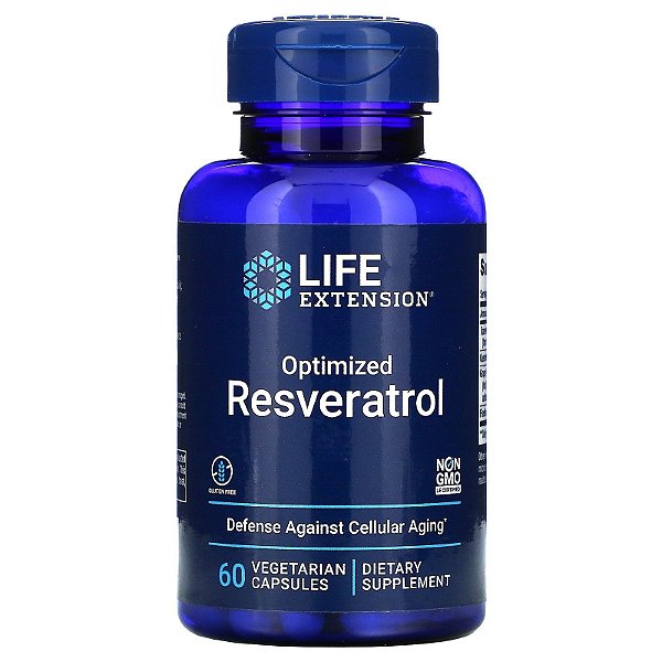 Life Extension Optimized Resveratrol - 60 vegetarian capsules