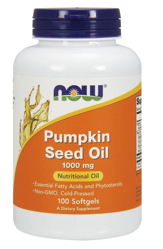 Pumpkin Seed Oil 1000 mg 100caps - Now Foods