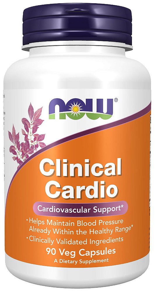 Clinical Cardio 90 Cáps Vegetais - NOW Foods