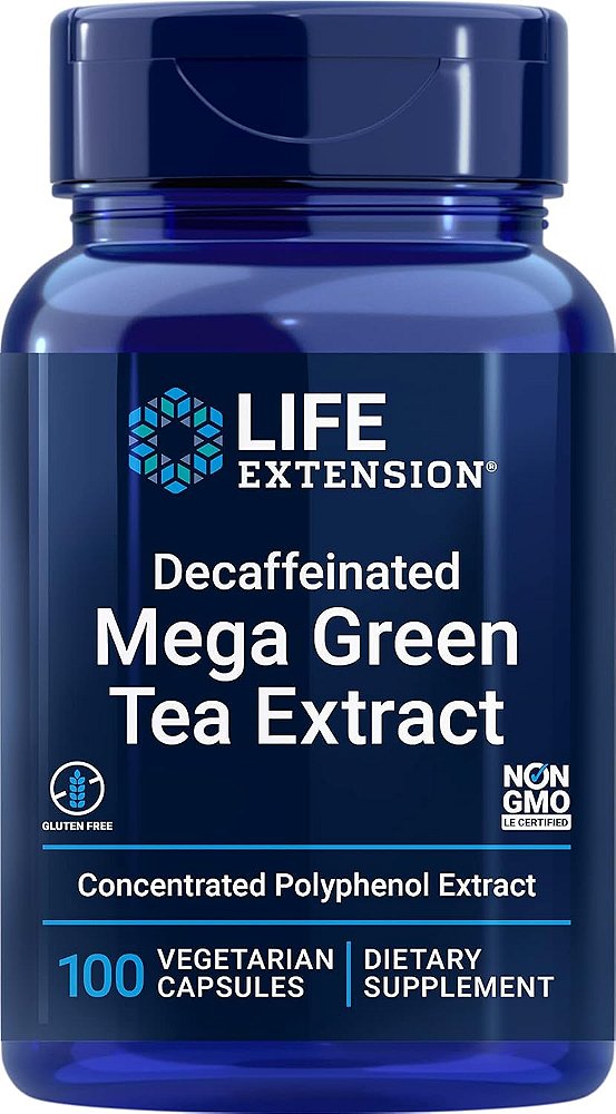 Life Extension Decaffeinated Mega Green Tea Extract 100 caps