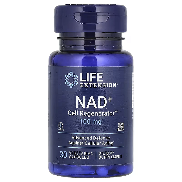 Life Extension, NAD+ Cell Regenerator 100 mg 30 Cápsulas Vegetarianas