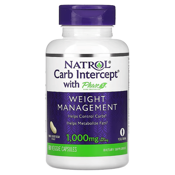 Natrol White Kidney Bean Carb Intercept - 60 Capsules