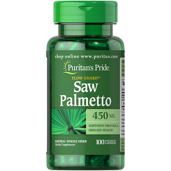 Saw Palmetto 450mg (100 caps) Puritans Pride