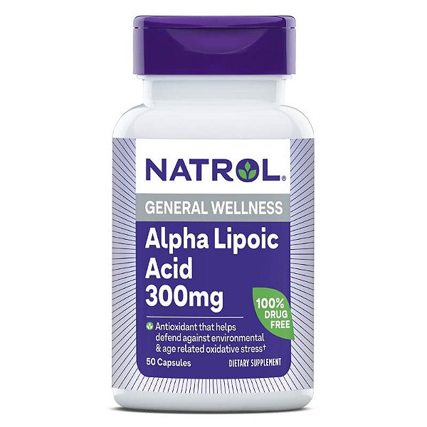 Ácido Alfa-Lipóico(Alpha lipoic) 300mg 50 Comp - Natrol