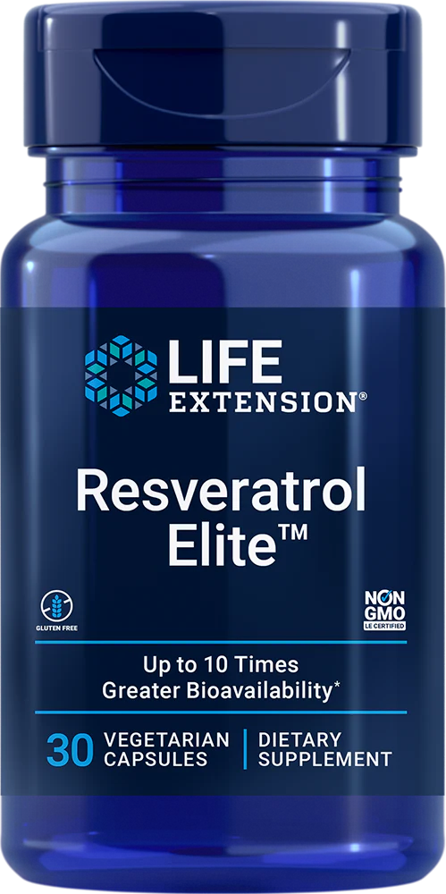 Resveratrol Elite (30 Cápsulas) – Life Extension