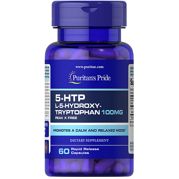 5-HTP 100mg  (60 caps) - Puritan Pride