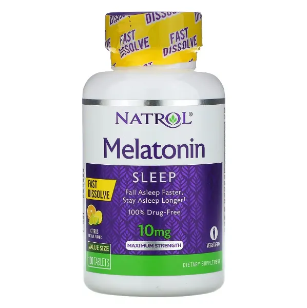 Melatonina 10mg Fast Dissolve (100 Tablets) – Natrol