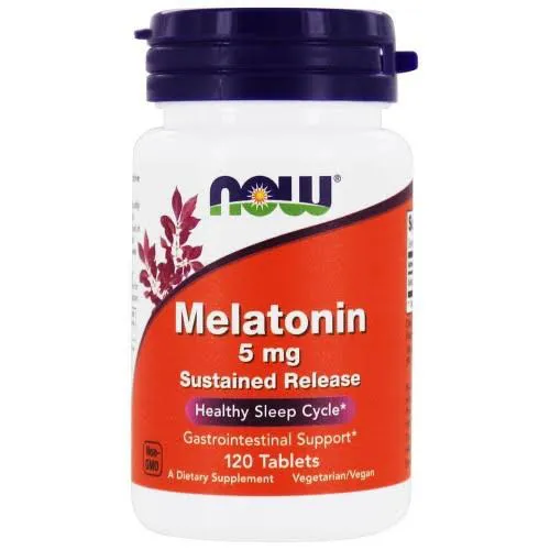 Melatonina 5mg - Now Foods (120 cápsulas)
