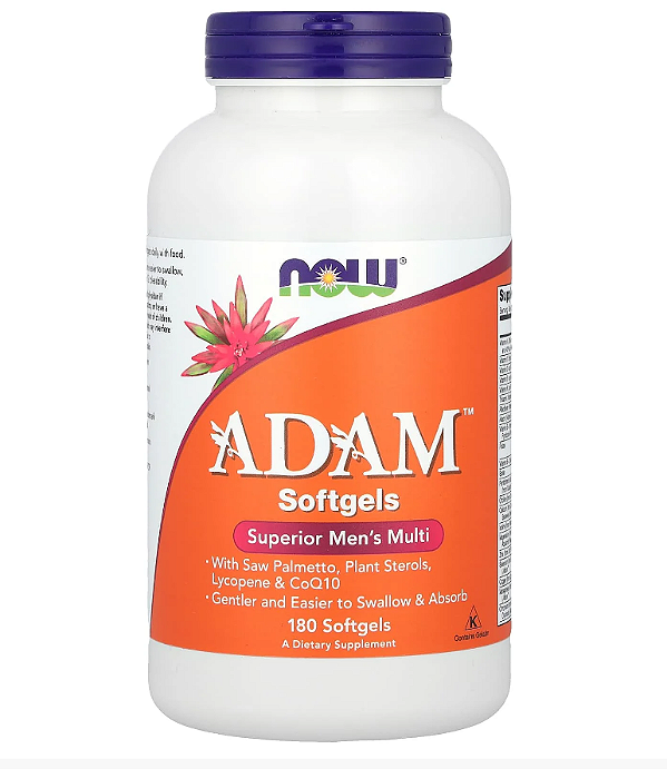 Adam Multivitaminico 180 Cápsulas Now Foods