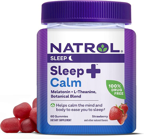 Natrol Sleep + Calm Melatonina Gomas