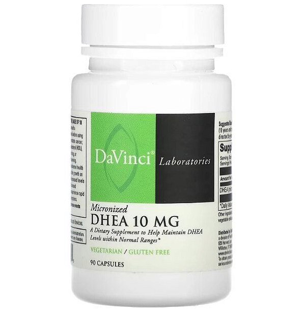 Dhea, 10mg, 90 Cápsulas, DaVinci