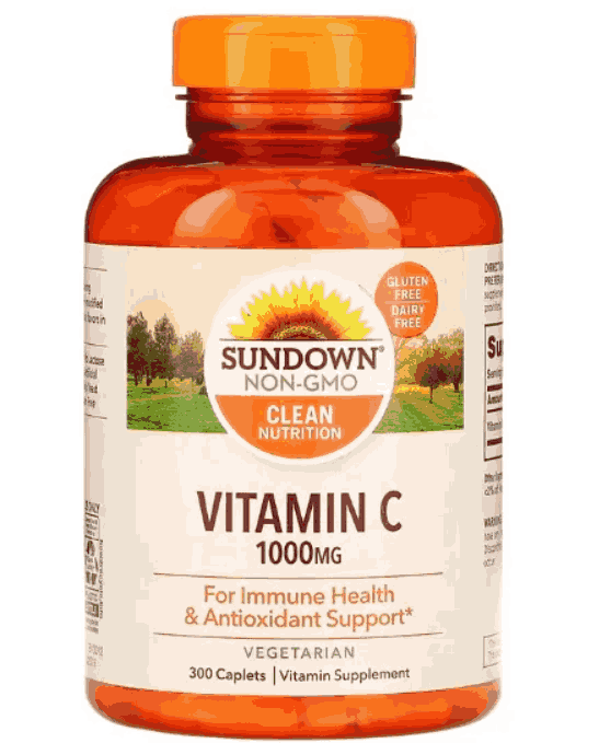 Vitamina C 1000mg, 300 Cápsulas, Sundown