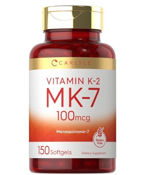 Vitamina K-2 100mcg, 150 Cápsulas, Carlyle