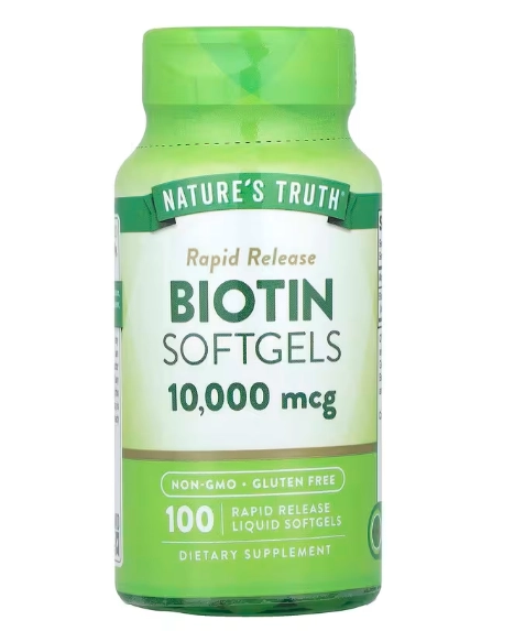 Biotina 10000mcg, 100 Cápsulas, Nature's Truth