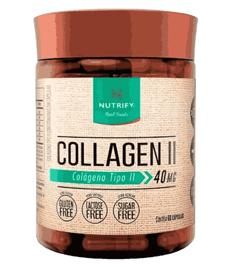 Colágeno Tipo II, 60 Cápsulas, Nutrify