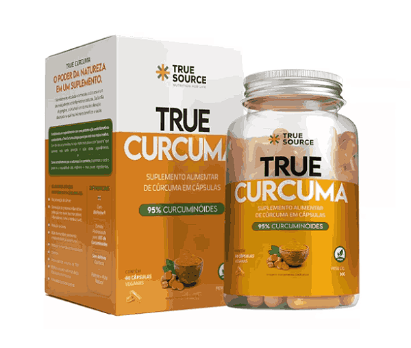True Cúrcuma 500mg, 60 Capsulas, True Source