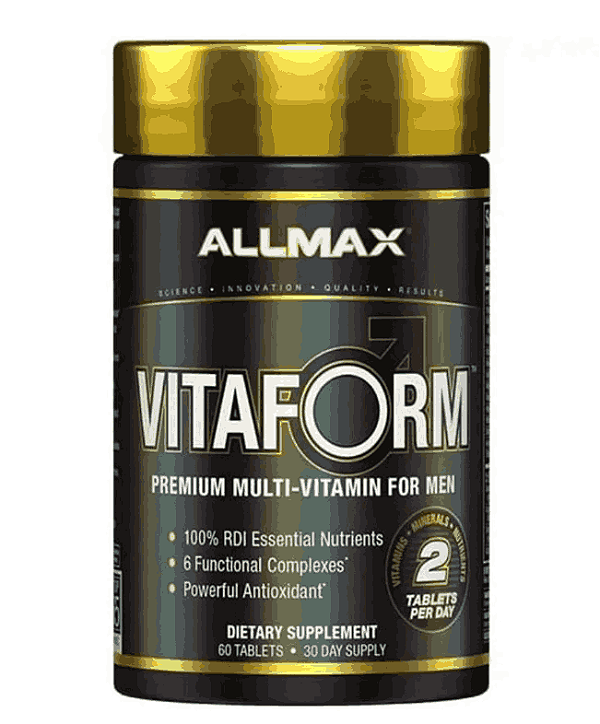 Multivitamínico para Homens VitaForm, 60 Comprimidos, AllMax Nutrition