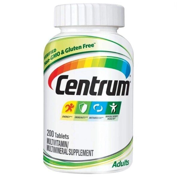 Centrum Adults, 200 Comprimidos, Importado