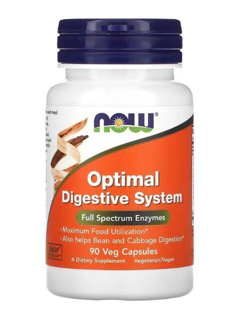 Enzimas Sistema Digestivo Ideal, 90 Cápsulas, Now