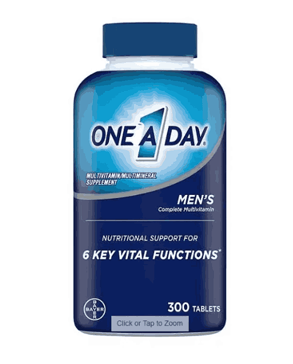 Multivitamínico para Homens, 300 Comprimidos, One-A-Day