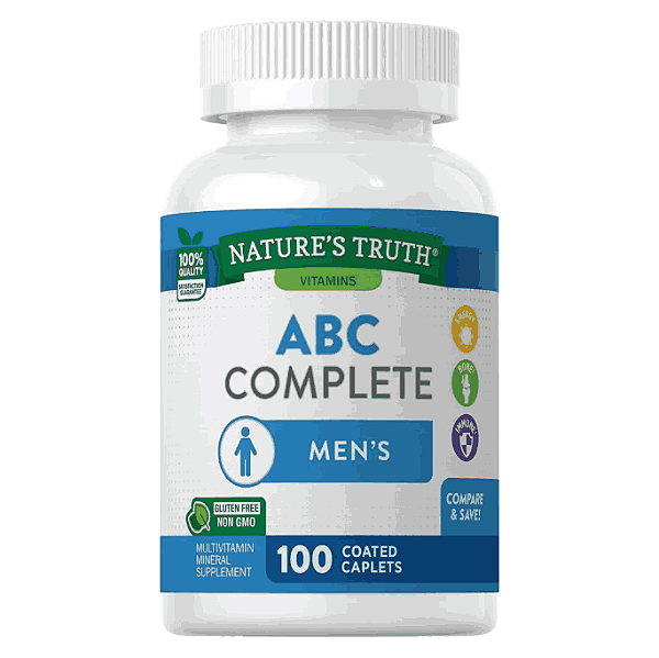 Multivitamínico Completo para Homens, 100 Comprimidos, Nature's Truth