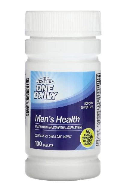 Multivitamínico Saúde Masculina, 100 Comprimidos, One Daily