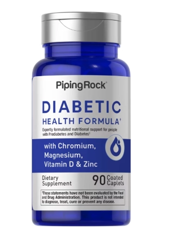 Diabetic Formula, Fórmula para diabéticos, 90 Comprimidos, Pipingrock