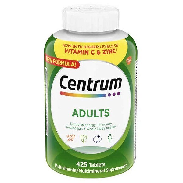 Centrum Adults, 425 Comprimidos, Importado
