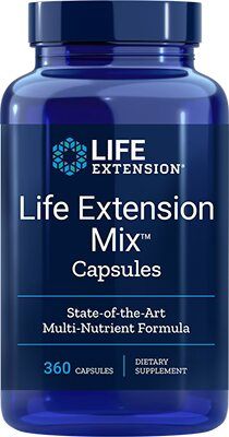 Multivitamínico Life Extension Mix, 360 Cápsulas, Life Extension