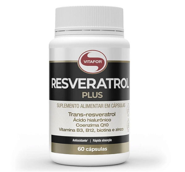 Resveratrol Plus, 60 Cápsulas, Vitafor