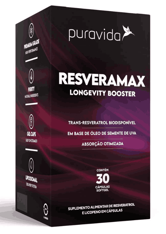 Resveramax, 30 Cápsulas, Puravida