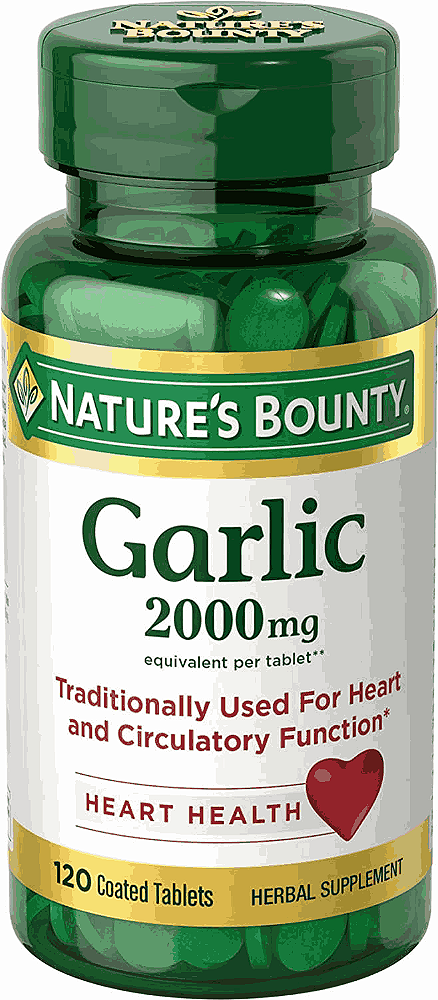 Garlic Óleo De Alho 2000mg 120 capsulas Natures Bounty