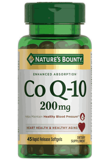 Coenzima CoQ10 200mg, 45 Cápsulas, Natures Bounty