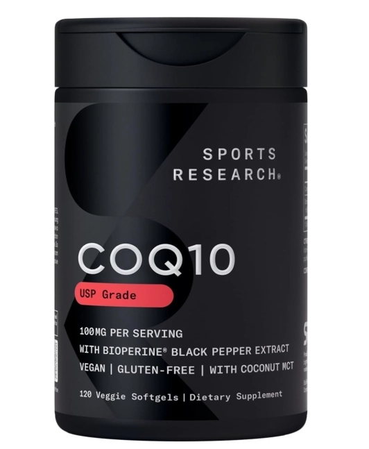 Coenzima CoQ10 100mg, 120 Cápsulas, Sports Research