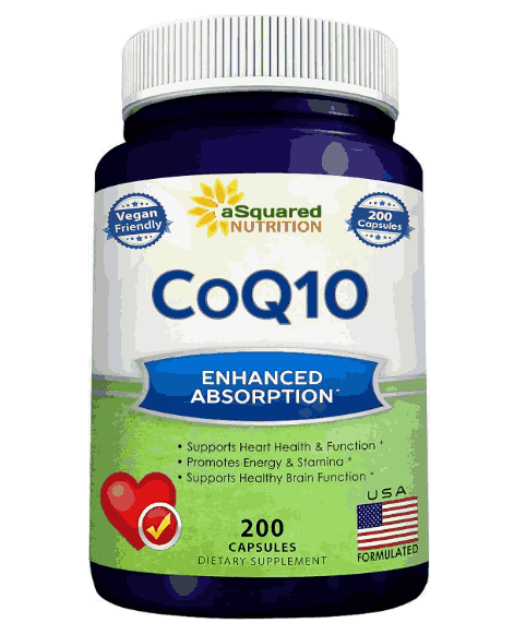 Coenzima CoQ10, 400mg, 200 Cápsulas, aSquared Nutrition