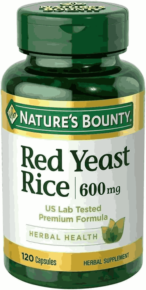 Red Yeast Rice, 600mg, 120 cápsulas, Nature's Bounty