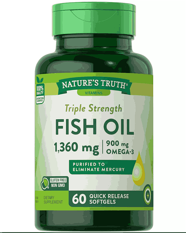 Ômega 3, 1400mg, 60 cápsulas, Nature's Truth