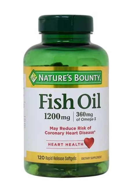 Fish Oil, ômega 3, 1200mg , 120 Cápsulas Moles, Nature's Bounty