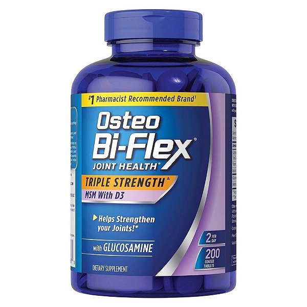 Osteo Bi Flex MSM com Glucosamina, 200 Comprimidos