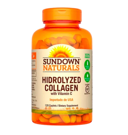 Colágeno Hidrolisado, 120 Comprimidos. Sundown