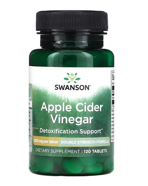 Apple Cider Vinegar, Vinagre de Maçã, 200mg, 120 Tablets, Swanson